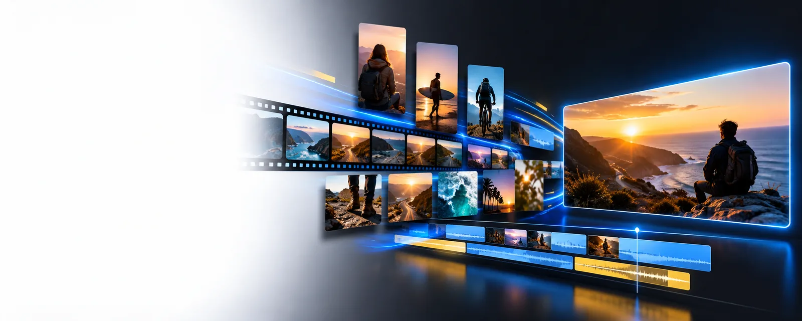 Video creation imagery for Online Video Editor